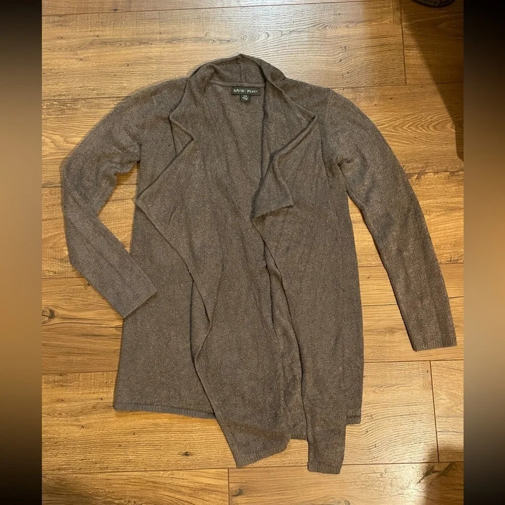 NWOT $125 Barefoot Dreams Regular CozyChic Lite Ribbed Island Wrap Cardigan 436